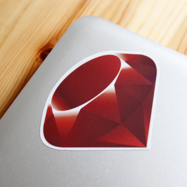 Ruby Sticker from unixstickers.com